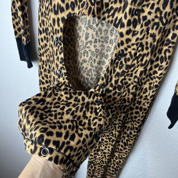 Victoria's Secret Leopard Print Pajama Onesie - Picture 3 of 4